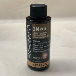 New - Joico Lumishine Demi-Permanent Liquid Color 3N Natural Dark Brown